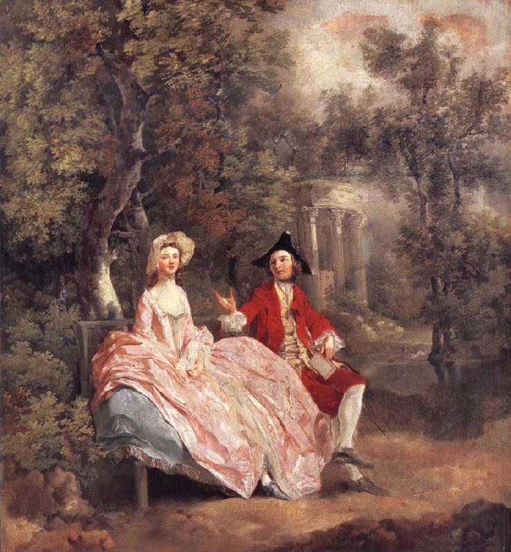 Thomas Gainsborough Conversation in a Park oil painting picture